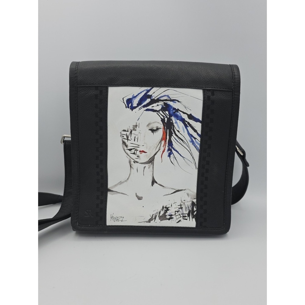 Stephanie rise Colorado Crossbody bag with K.YNEZ‎ Truly Blue